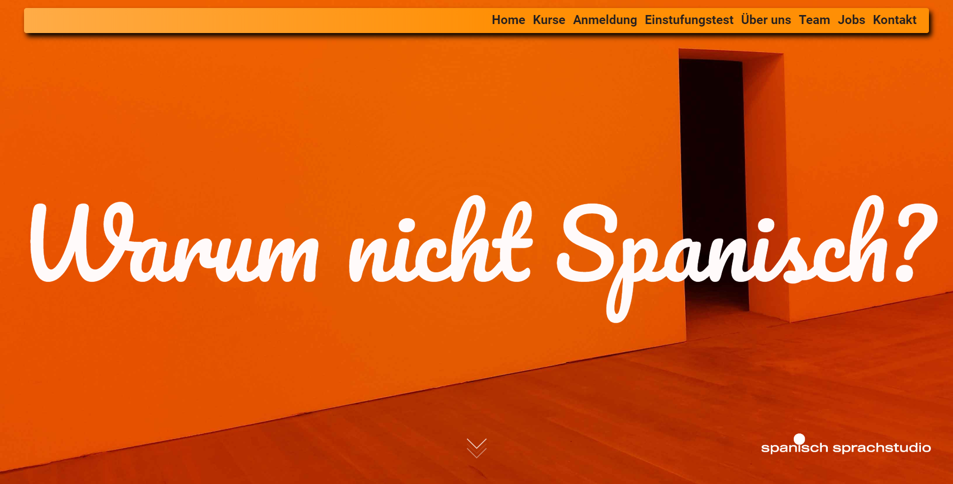 Spanisch Sprachstudio Webseite